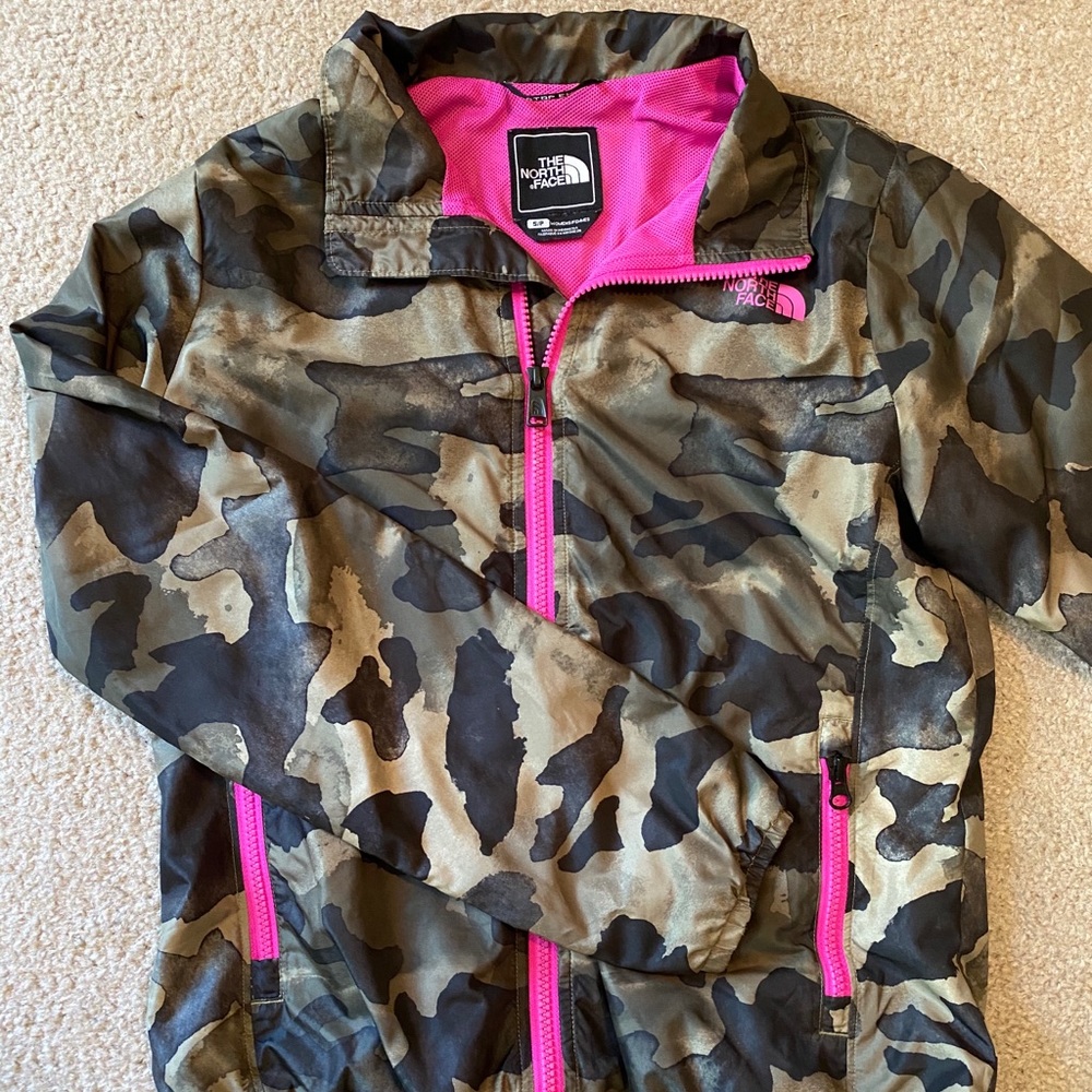 North Face Camo Fleece